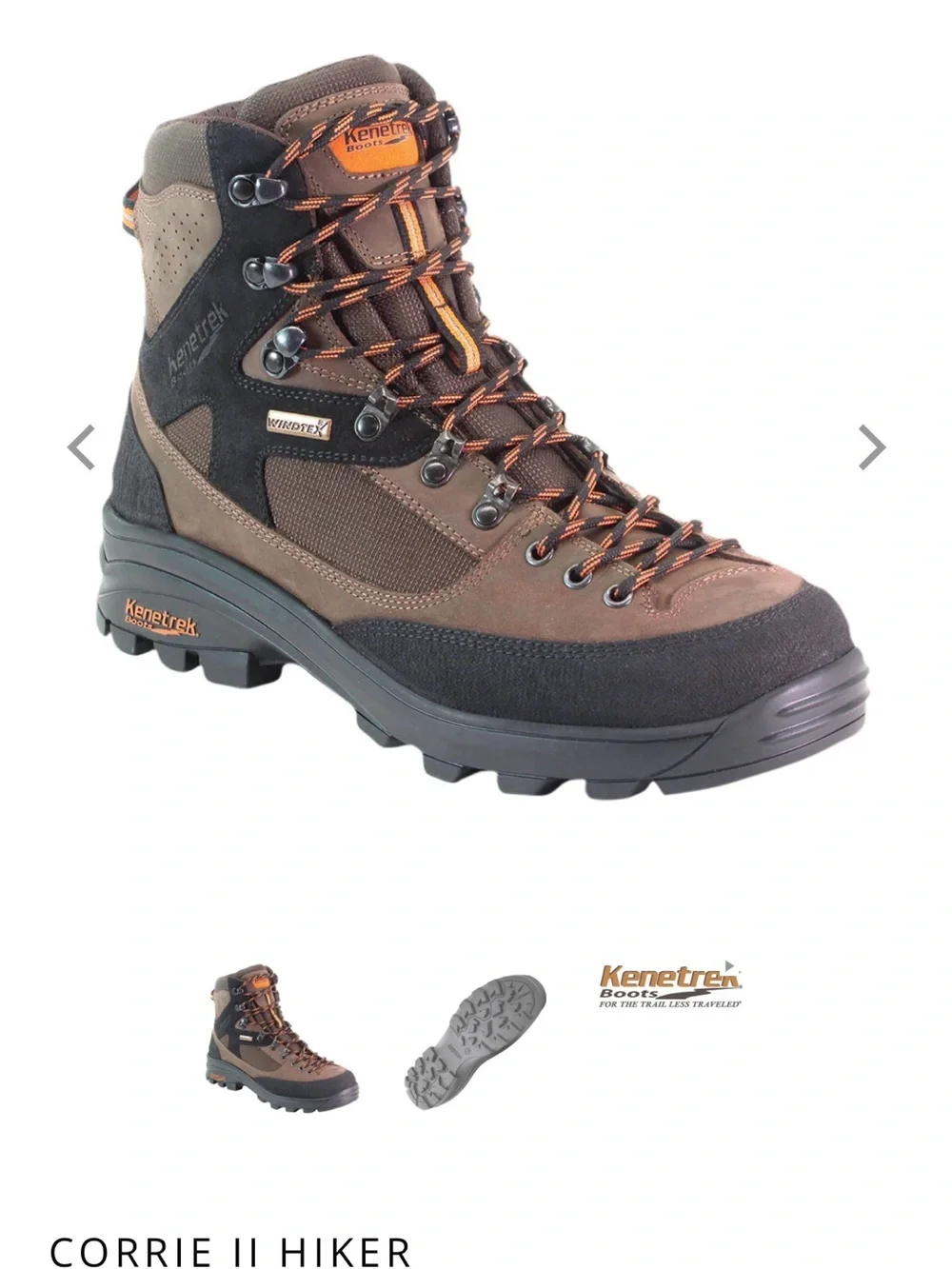 Kenetrek Men's Corrie II High-Top Hiking Boots - Durable Outdoor Footwear
